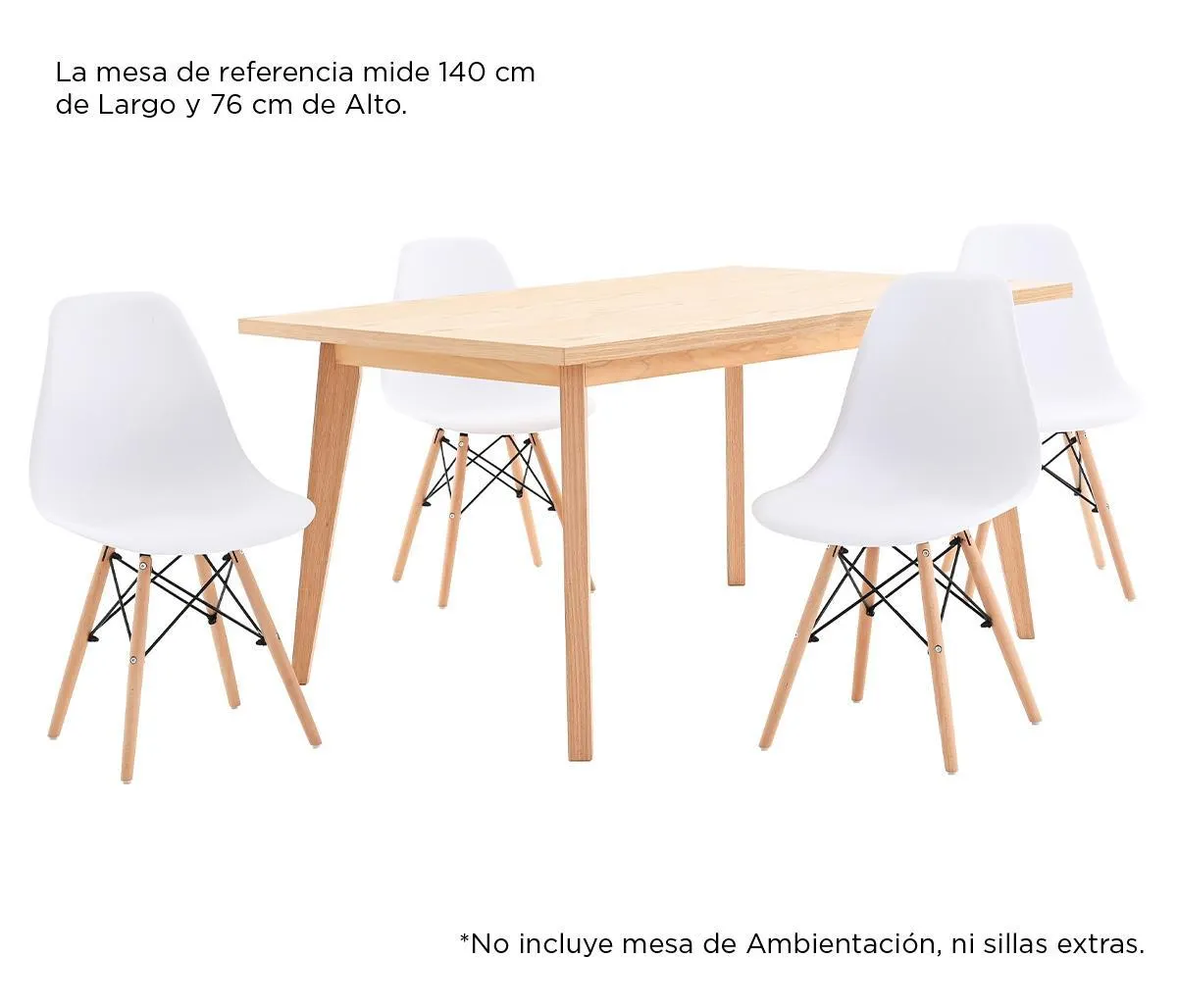 Silla Replica Eames - Blanco