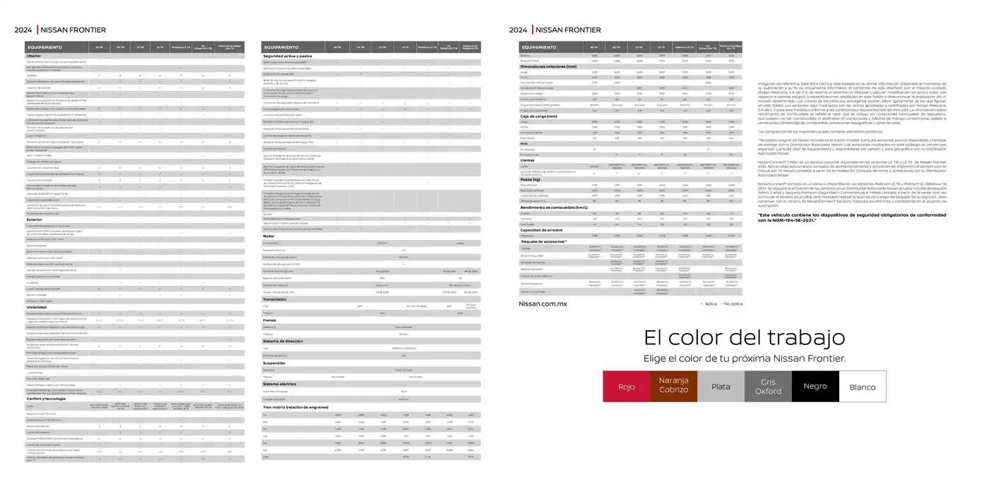 Catálogo de Nissan Frontier 17 de marzo al 17 de marzo 2026 - Pagina 8