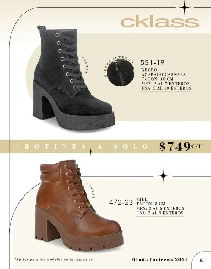 Catálogo de Cklass Botas y Botines 30 de agosto al 31 de enero 2025 - Pagina 41