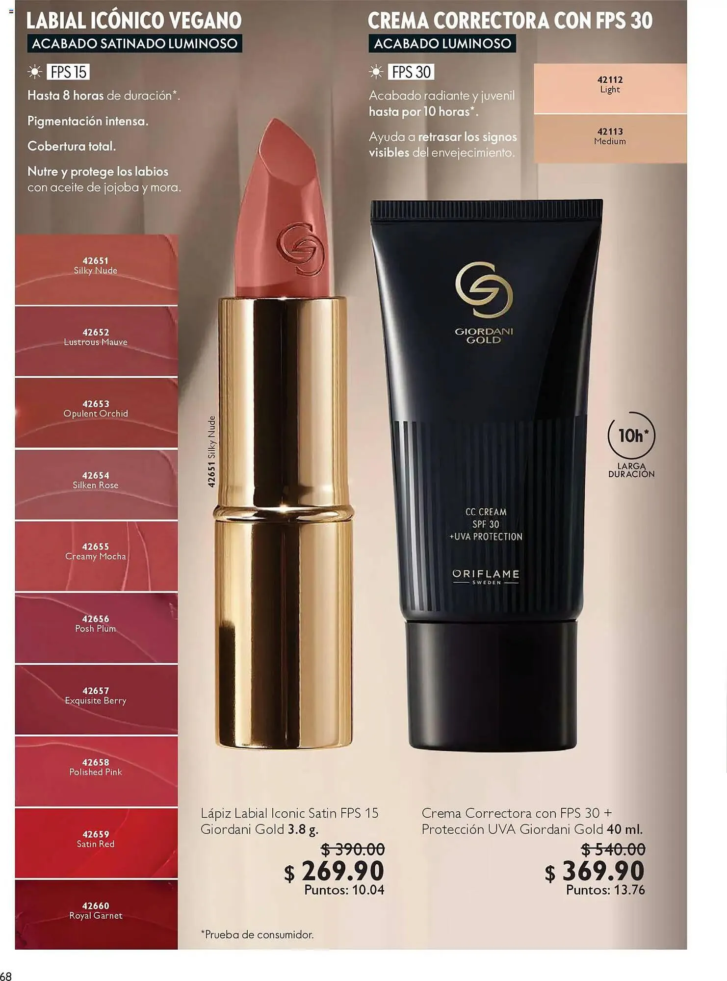 Catálogo de Catálogo Oriflame 6 de diciembre al 27 de diciembre 2025 - Pagina 68