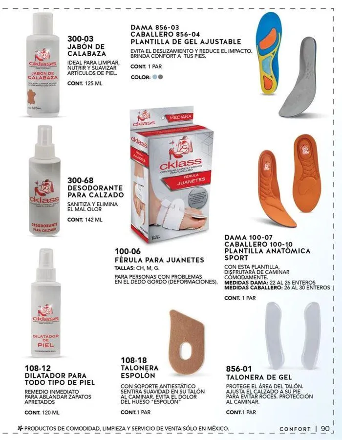 Catálogo de Cklass Confort Otoño-Invierno 30 de agosto al 31 de enero 2025 - Pagina 90