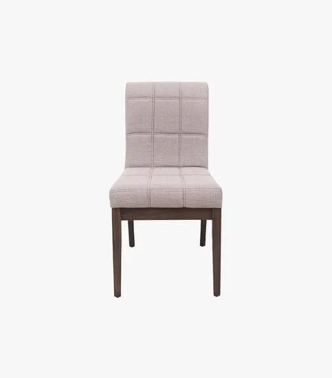 Silla Maslow De Madera De Tela Color Café