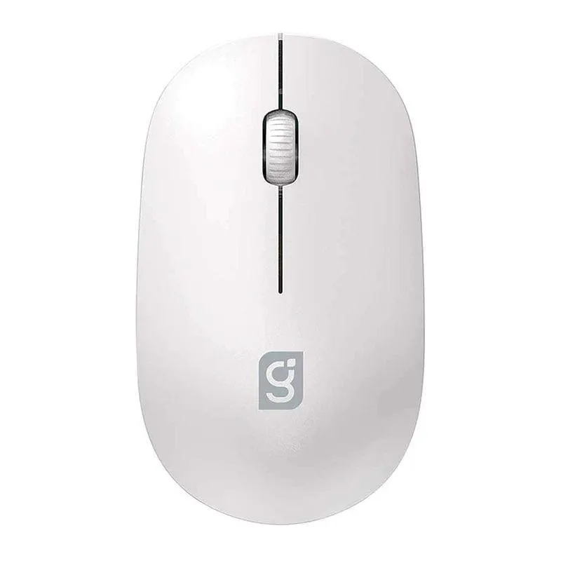 Mouse Inalámbrico Blanco de 1,200 DPI (Pilas) Green Leaf 18-8860WH