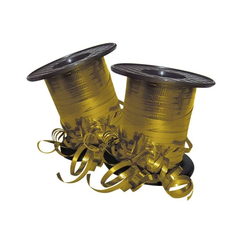 Cinta Curling Metálico 200 m Oro de .10 Celoseda