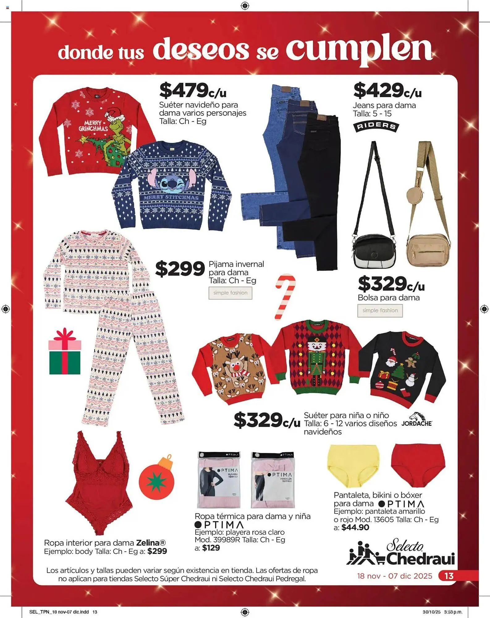 Catálogo de Folleto Chedraui 18 de noviembre al 8 de diciembre 2025 - Pagina 13