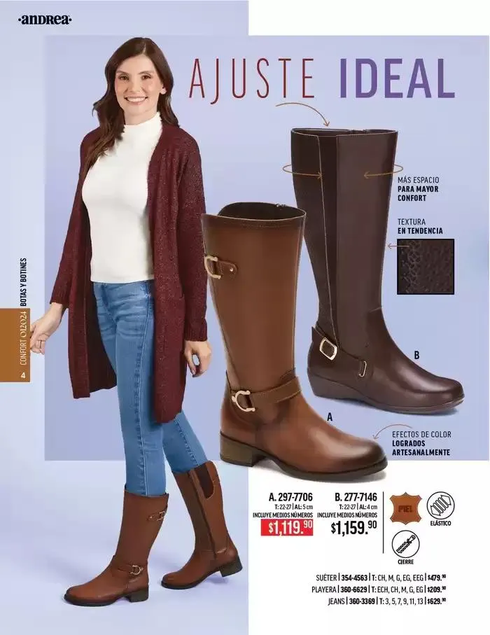 Catálogo de ANDREA - CALZADO CONFORT 26 de agosto al 25 de enero 2025 - Pagina 36