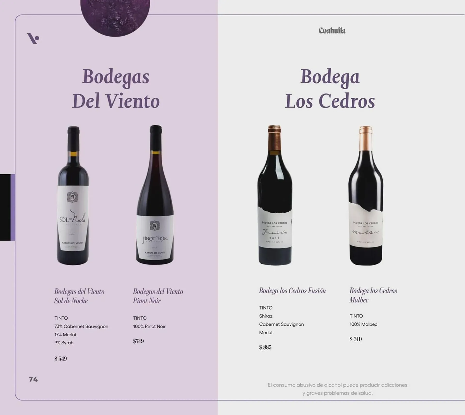 Catálogo de Catálogo Vinoteca 5 de noviembre al 31 de diciembre 2025 - Pagina 74