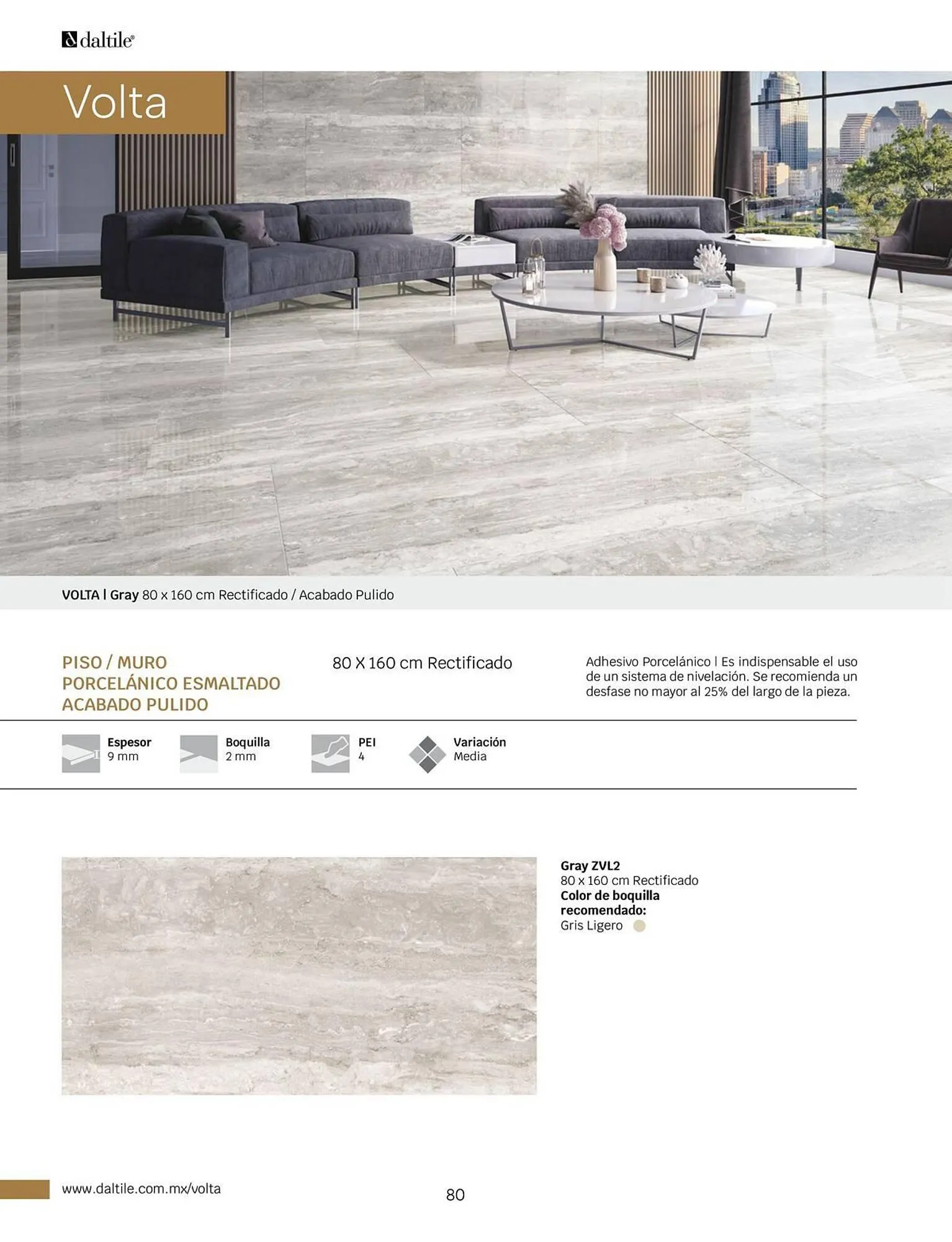 Catálogo de Catálogo Daltile 1 de enero al 31 de diciembre 2024 - Pagina 80