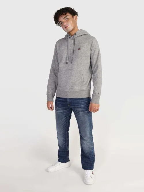 Sudadera tommy hilfiger con acabado jaspeado de hombre Tommy Hilfiger