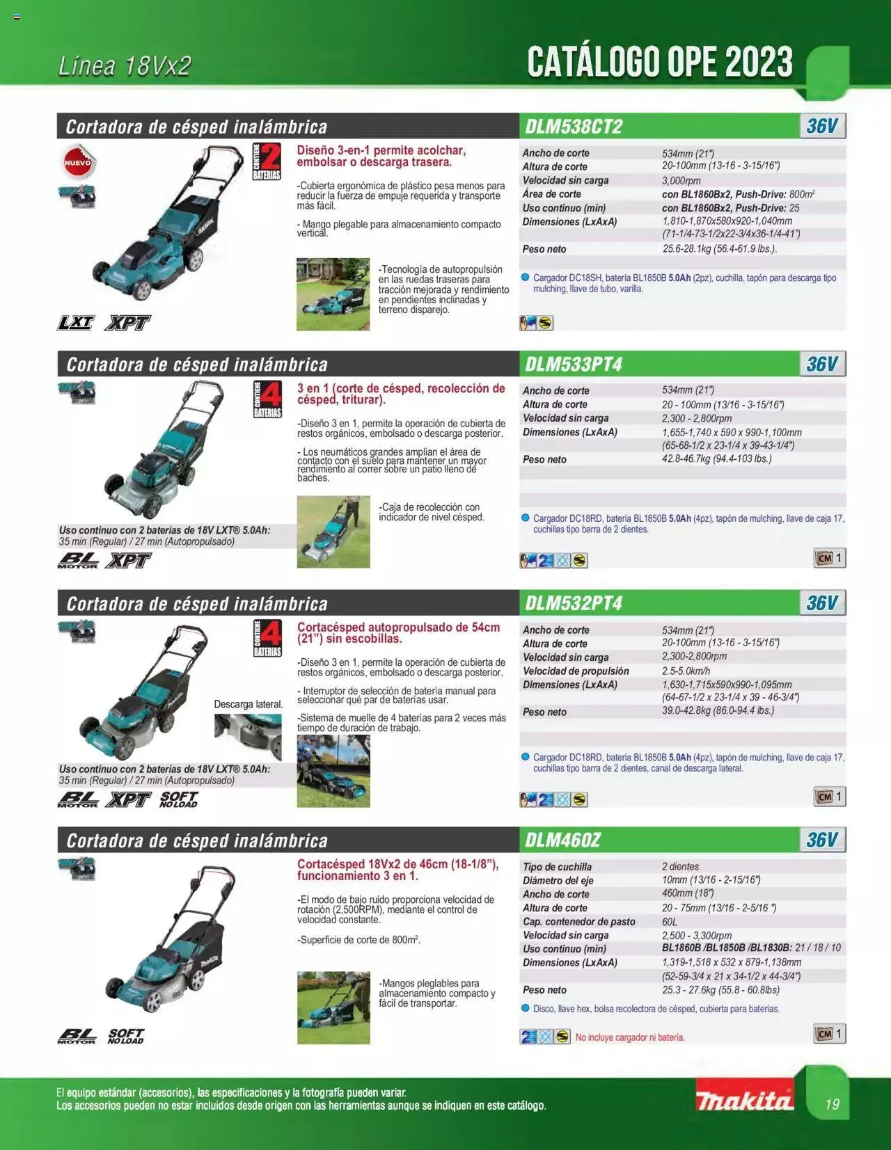 Catálogo de Makita catálogo OPE 16 de mayo al 31 de diciembre 2023 - Pagina 19
