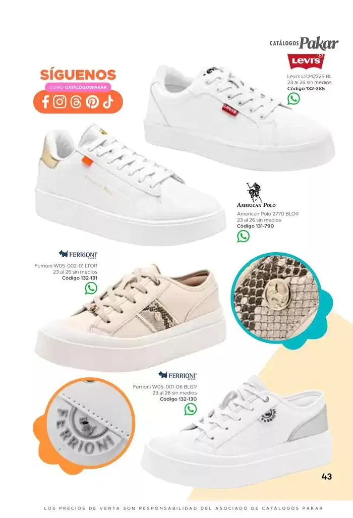 Catálogo de Pakar Casual 31 de enero al 31 de agosto 2025 - Pagina 43