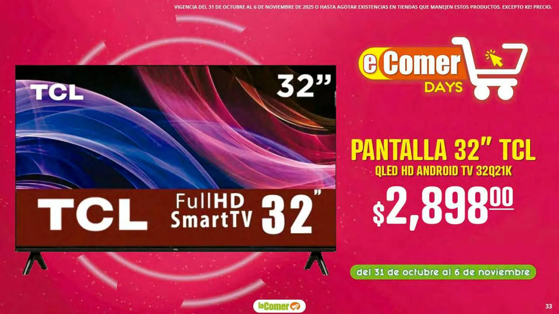 Catálogo de Folleto La Comer 31 de octubre al 6 de noviembre 2025 - Pagina 33