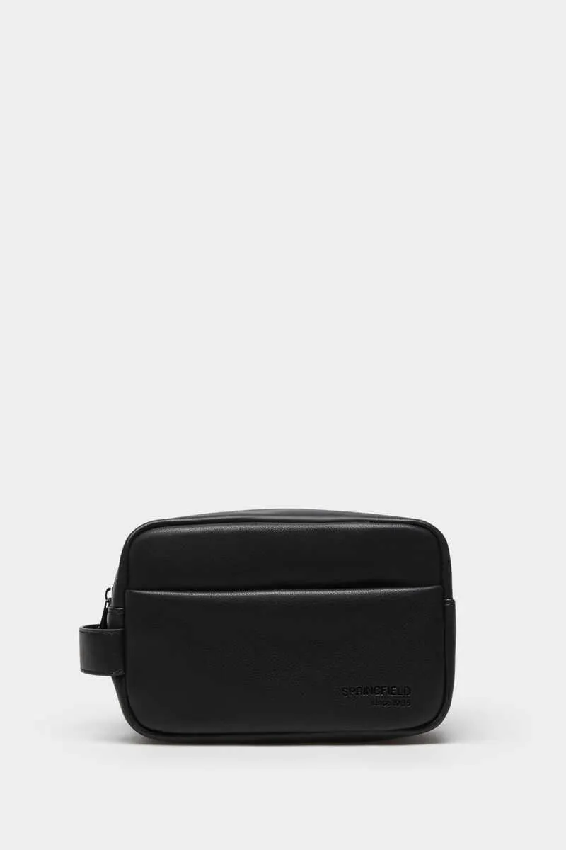 Neceser efecto piel negro