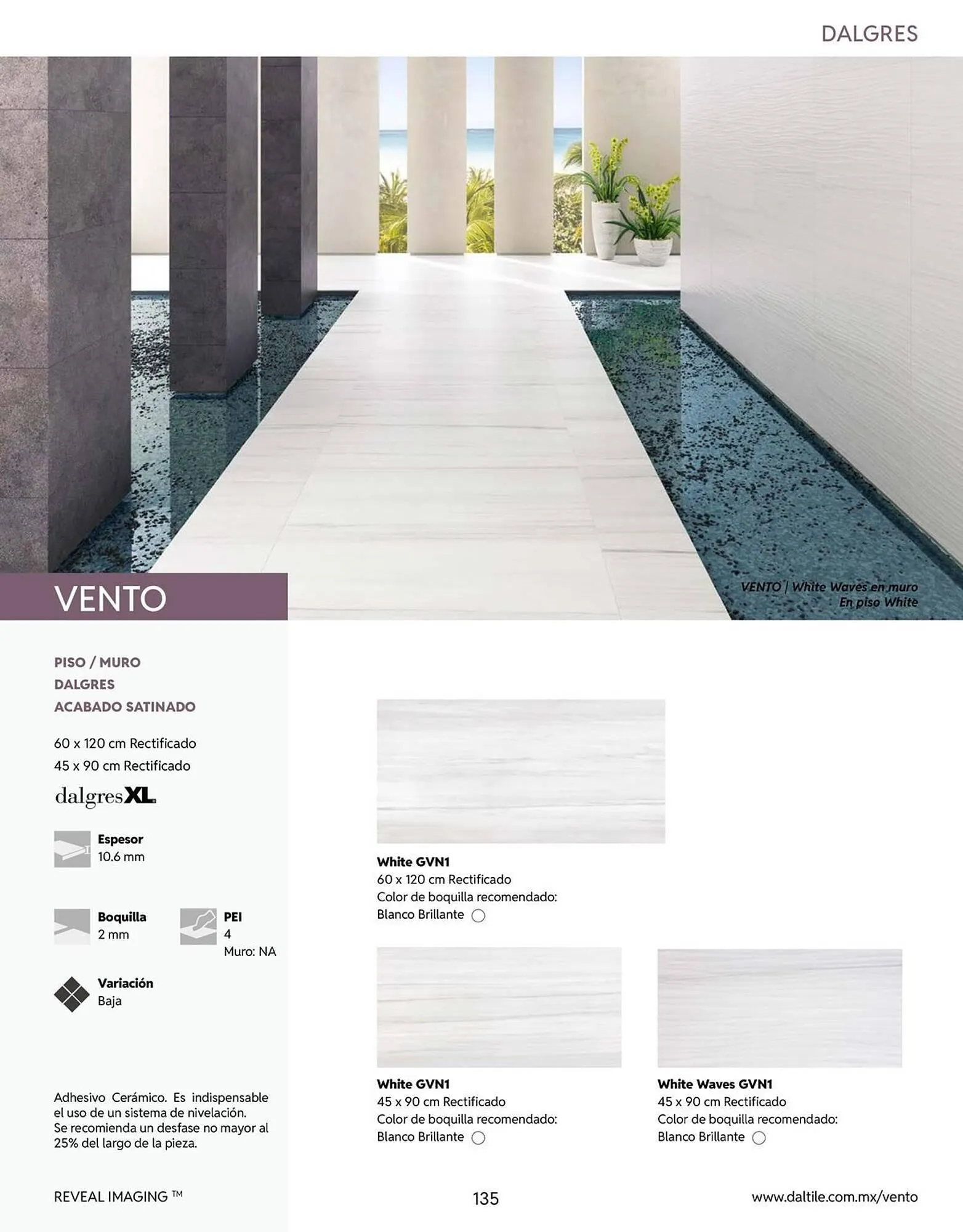 Catálogo de Catálogo Daltile 13 de enero al 31 de diciembre 2026 - Pagina 135