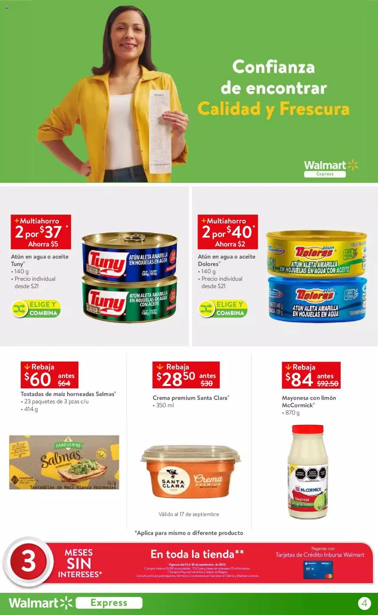 Catálogo de Walmart Express folleto 18 de septiembre al 14 de octubre 2023 - Pagina 4