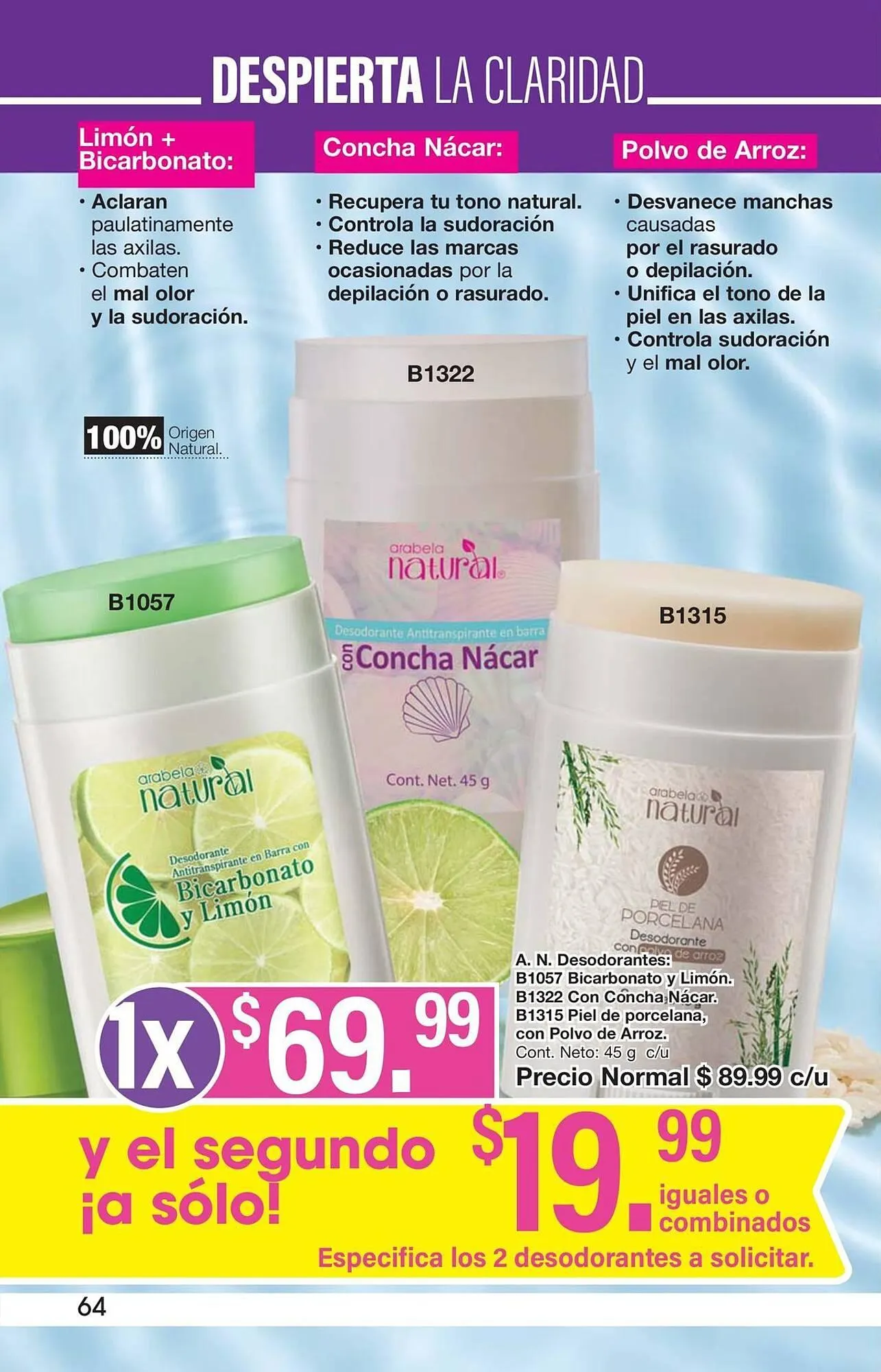 Catálogo de Catálogo Arabela 28 de agosto al 19 de septiembre 2025 - Pagina 66