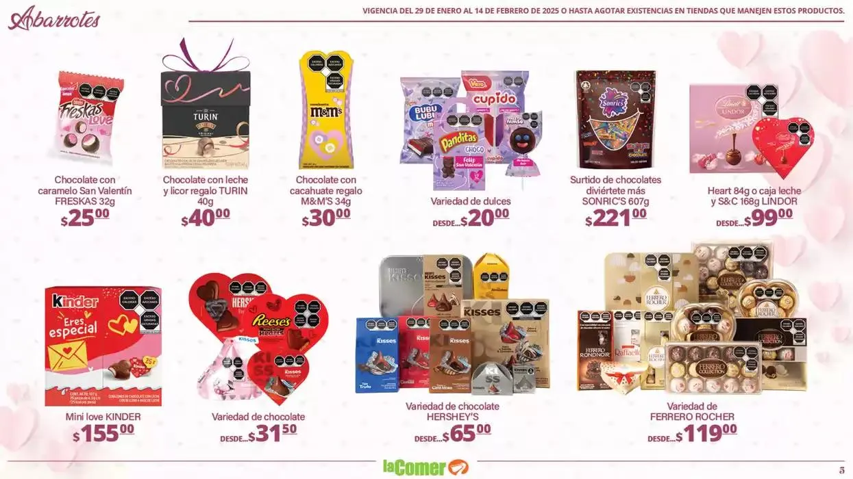 Catálogo de La Comer especial San Valentín 29 de enero al 14 de febrero 2025 - Pagina 5