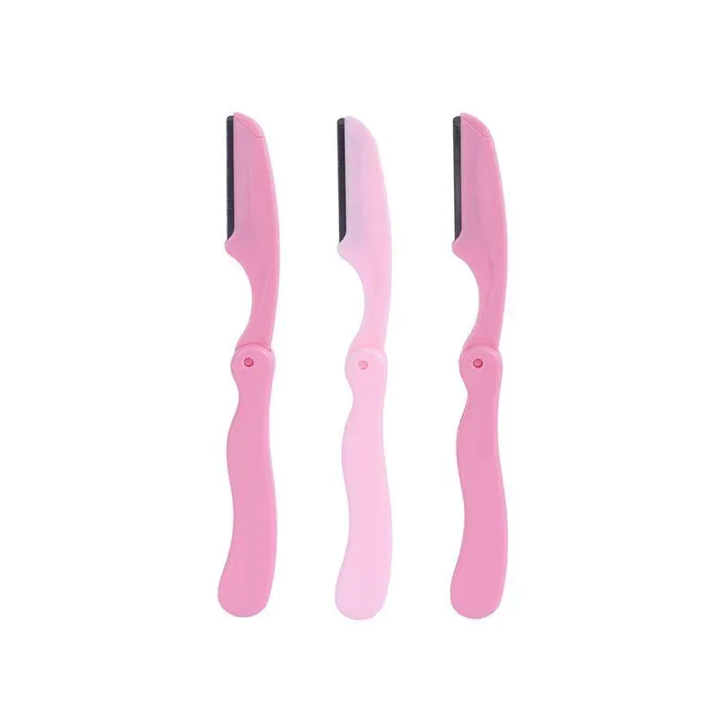 Set Perfiladores Para Cejas Tulip Garden Sintéticos Rosas Plegables 3 Piezas