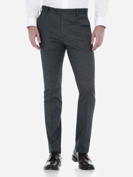 Pantalón Dress Casual Slim Fit Algodón