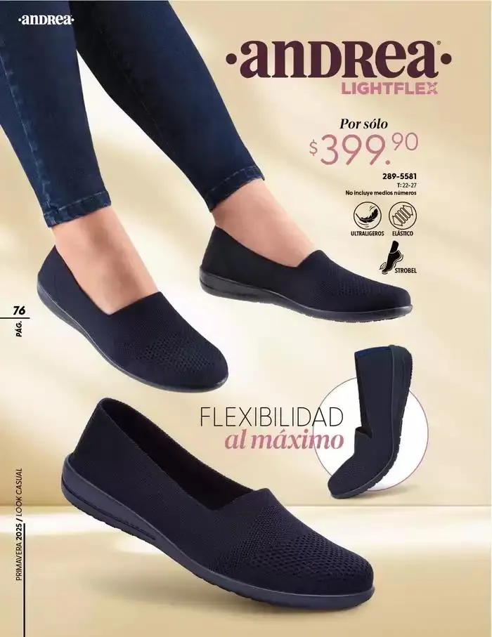 Catálogo de ANDREA | CALZADO CONFORT 26 de enero al 24 de mayo 2025 - Pagina 76