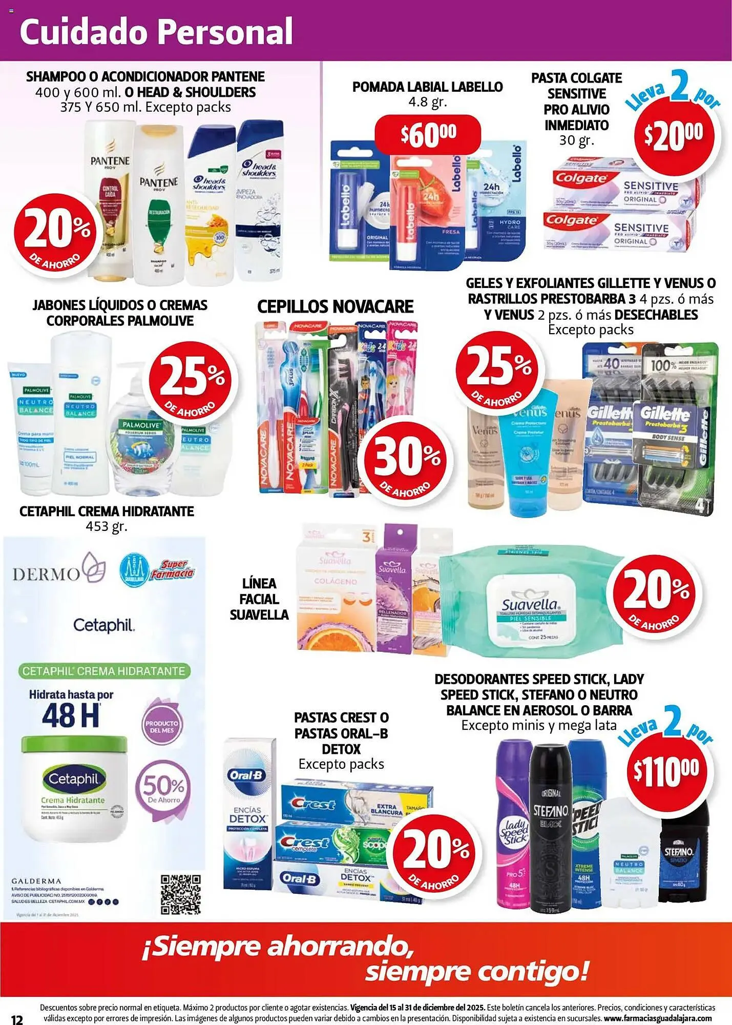 Catálogo de Folleto Farmacias Guadalajara 15 de diciembre al 31 de diciembre 2025 - Pagina 12