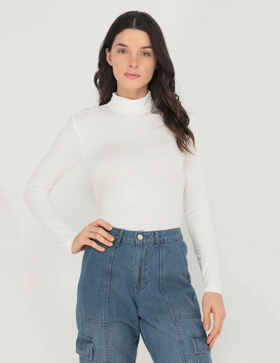 Blusa Contempo manga larga para mujer