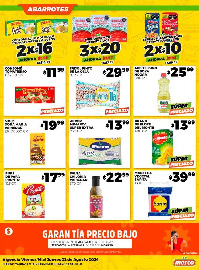 Catálogo de Merco - Lista con tu Lista 16 de agosto al 22 de agosto 2024 - Pagina 4