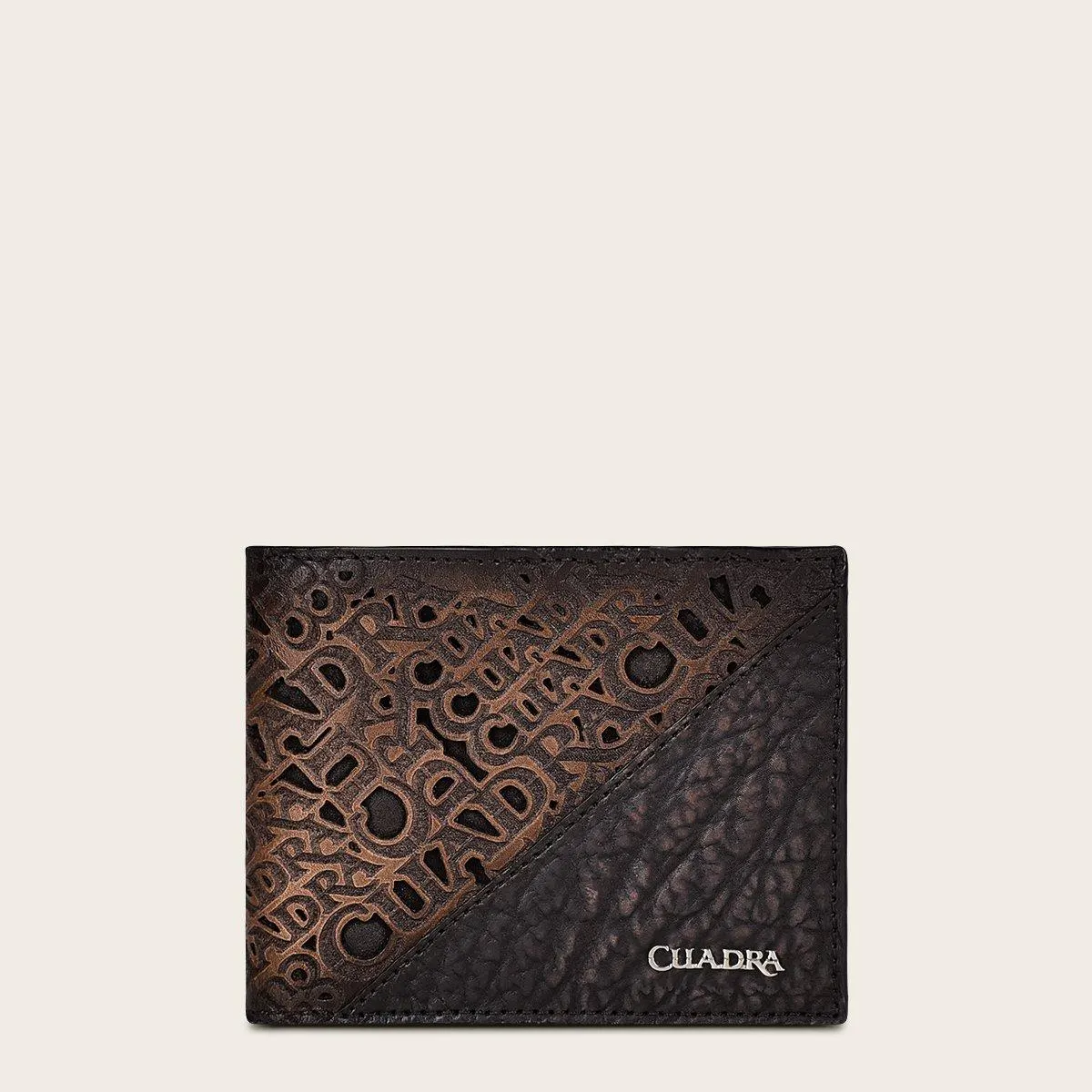 Billetera en piel genuina de tiburón