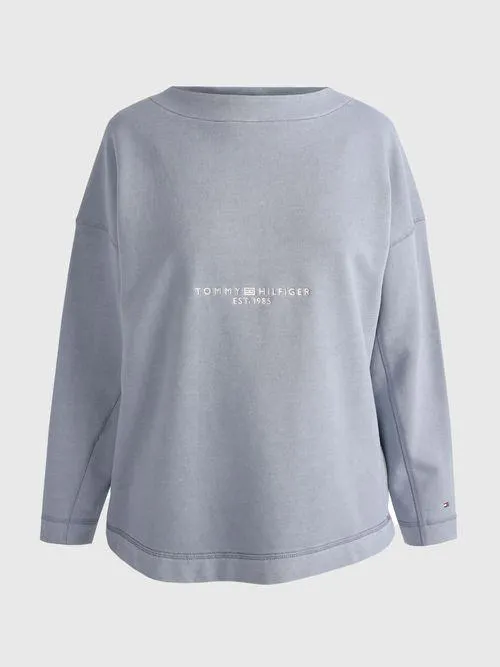 Sudadera con acabado deslavado de mujer Tommy Hilfiger