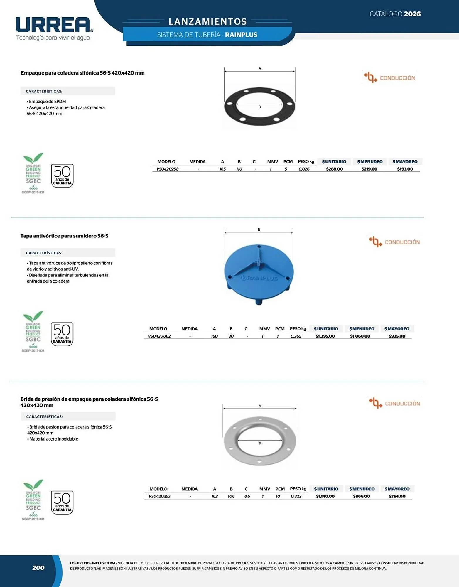 Catálogo de Catálogo Urrea 24 de abril al 31 de diciembre 2026 - Pagina 202