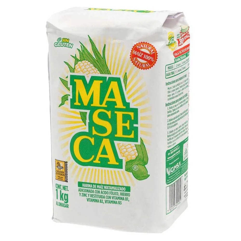 Harina de Maíz Nixtamalizado Maseca 10/1 Kg