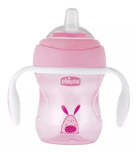 Chicco Vaso De Transición Rosa 4 Meses+ 200 Ml Color Rosa pálido Cups