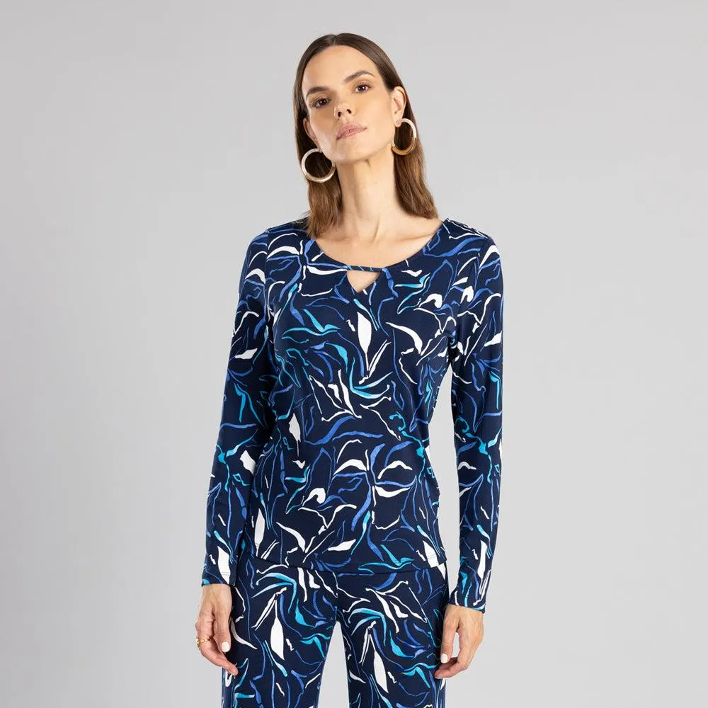 Blusa Estampado Contraste