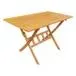 Mesa Plegable Madera Bristol 120 x 70 cm