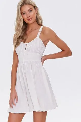 VESTIDO CORDON FRENTE TIRANTES