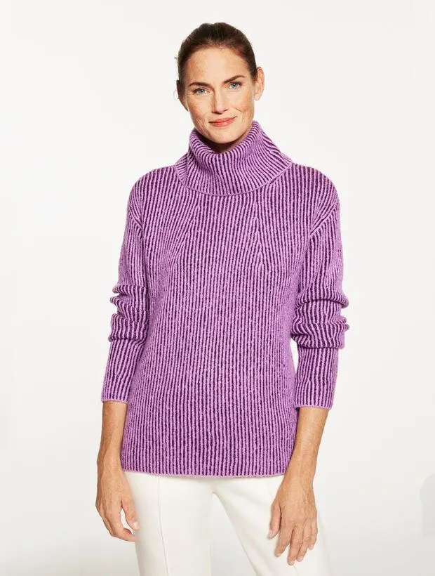Boxy Turtleneck Sweater