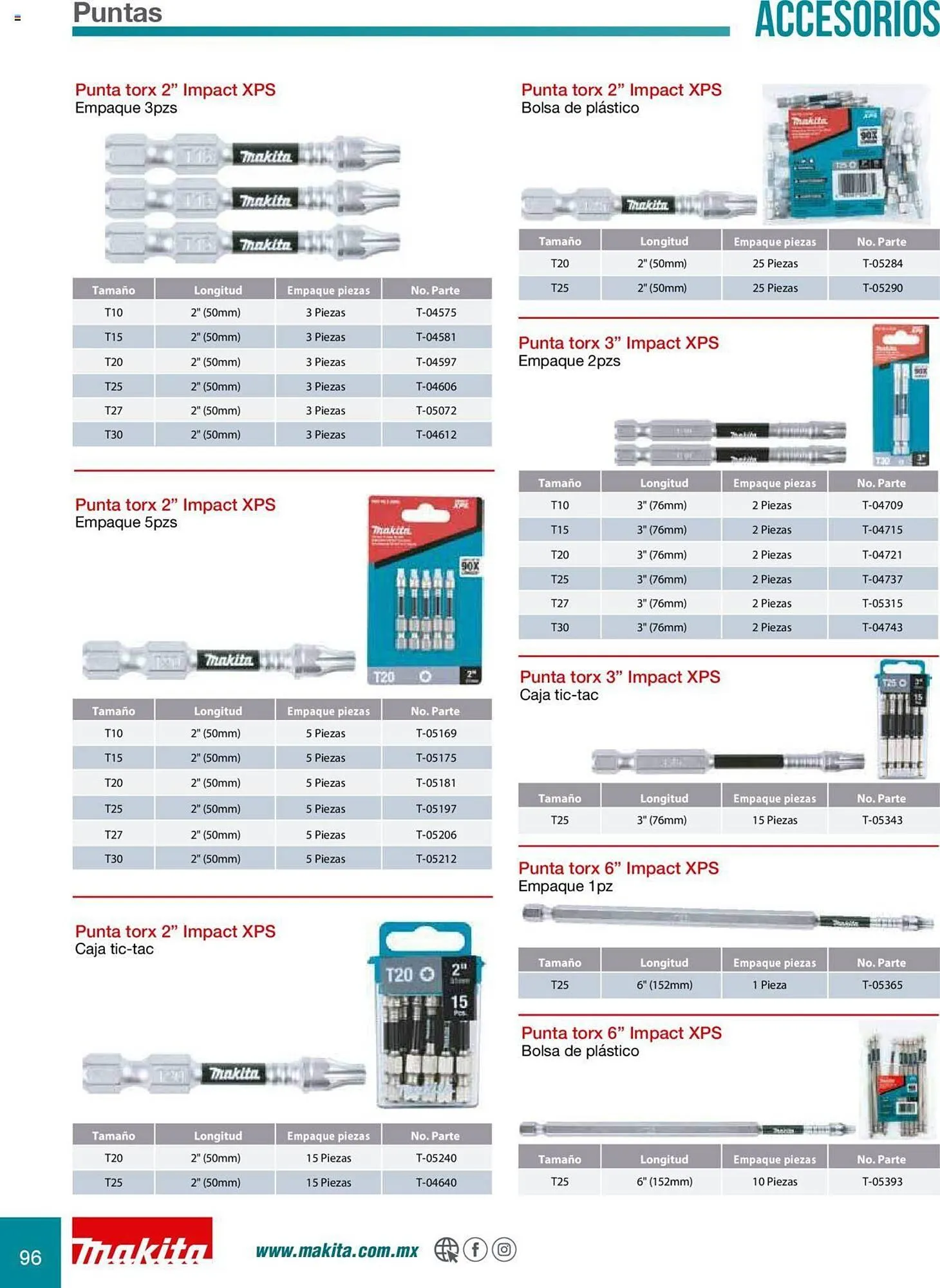 Catálogo de Catálogo Makita 8 de julio al 31 de diciembre 2025 - Pagina 96