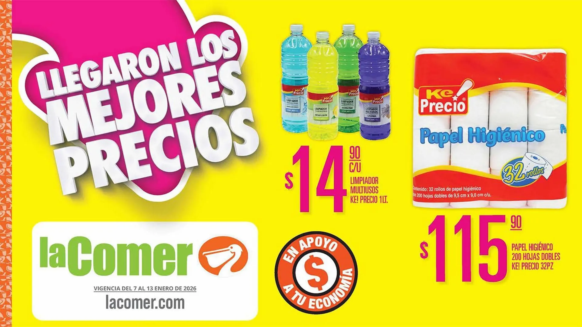 Catálogo de Folleto La Comer 7 de enero al 13 de enero 2026 - Pagina 1