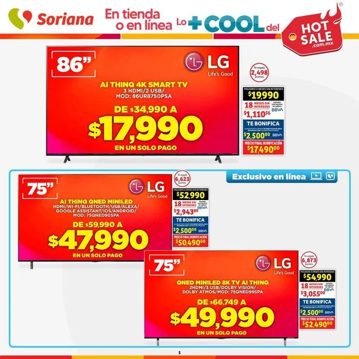 Catálogo de Hot Sale Híper 15 de mayo al 23 de mayo 2024 - Pagina 5