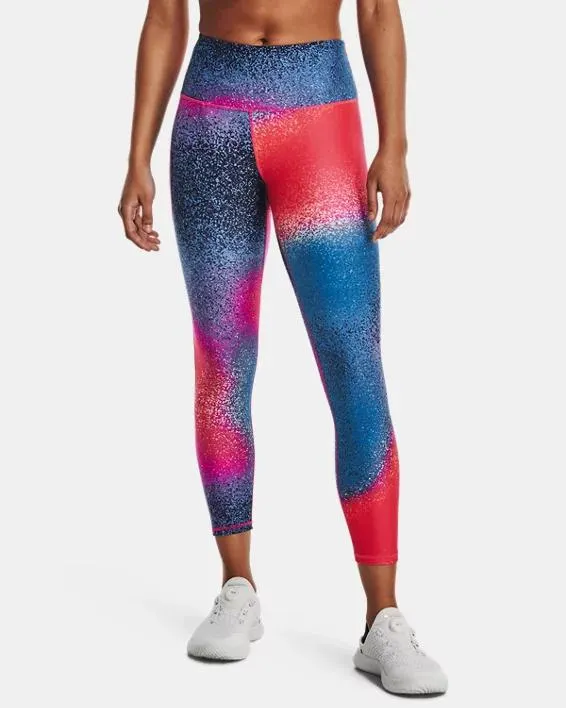 Leggings HeatGear® Armour No-Slip Waistband Printed Ankle para Mujer