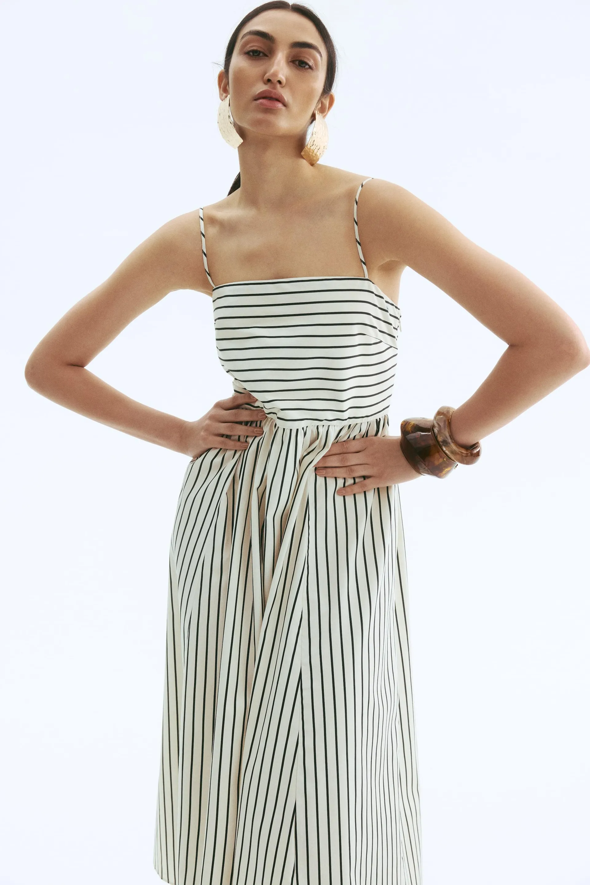 Cotton strappy dress