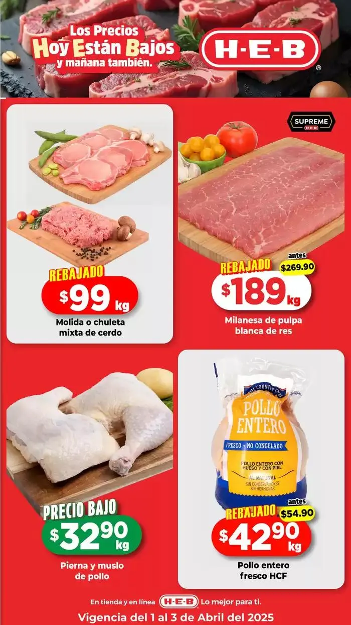 Catálogo de Ofertas HEB 1 de abril al 3 de abril 2025 - Pagina 3