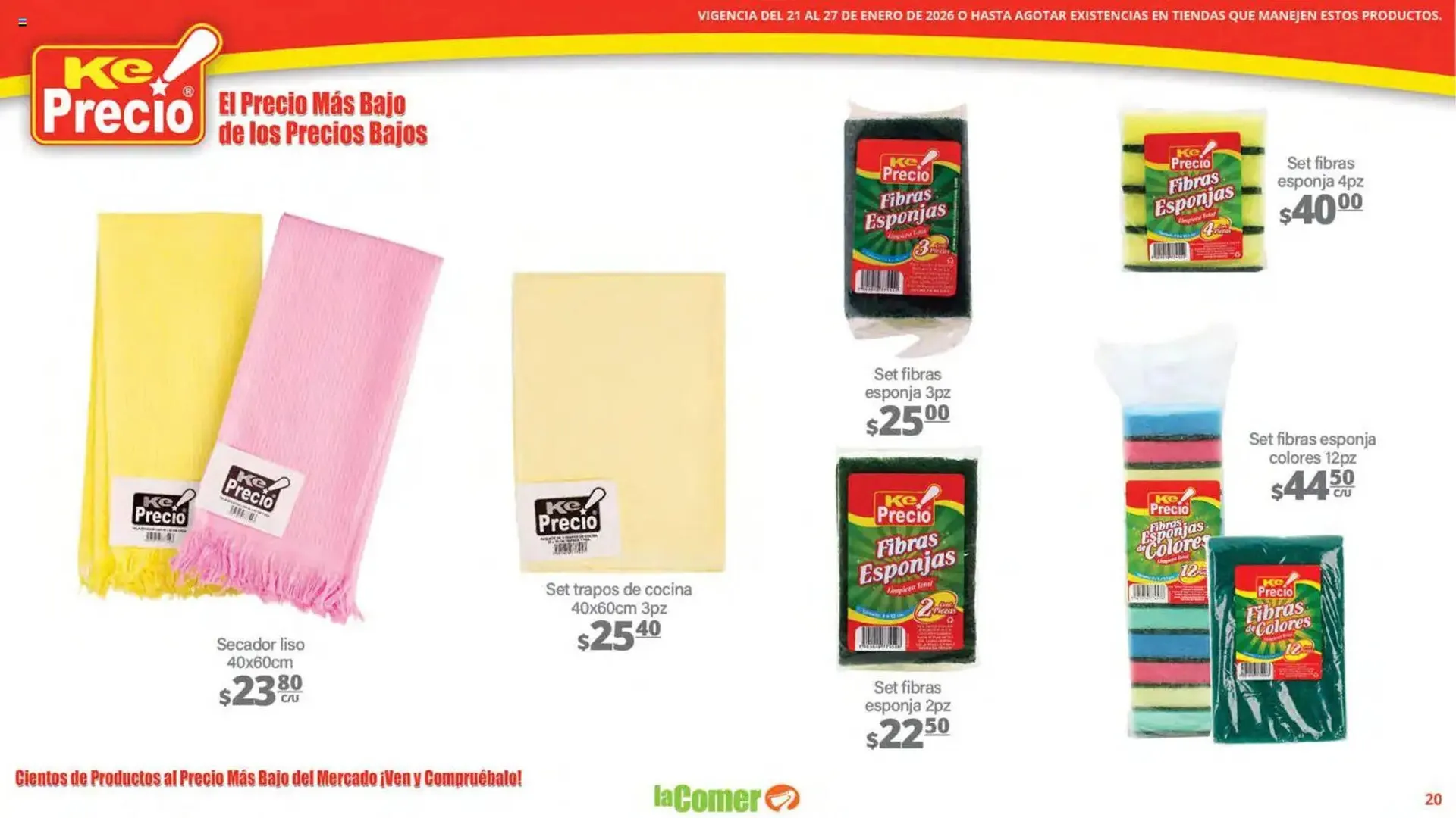 Catálogo de Folleto La Comer 21 de enero al 27 de enero 2026 - Pagina 20