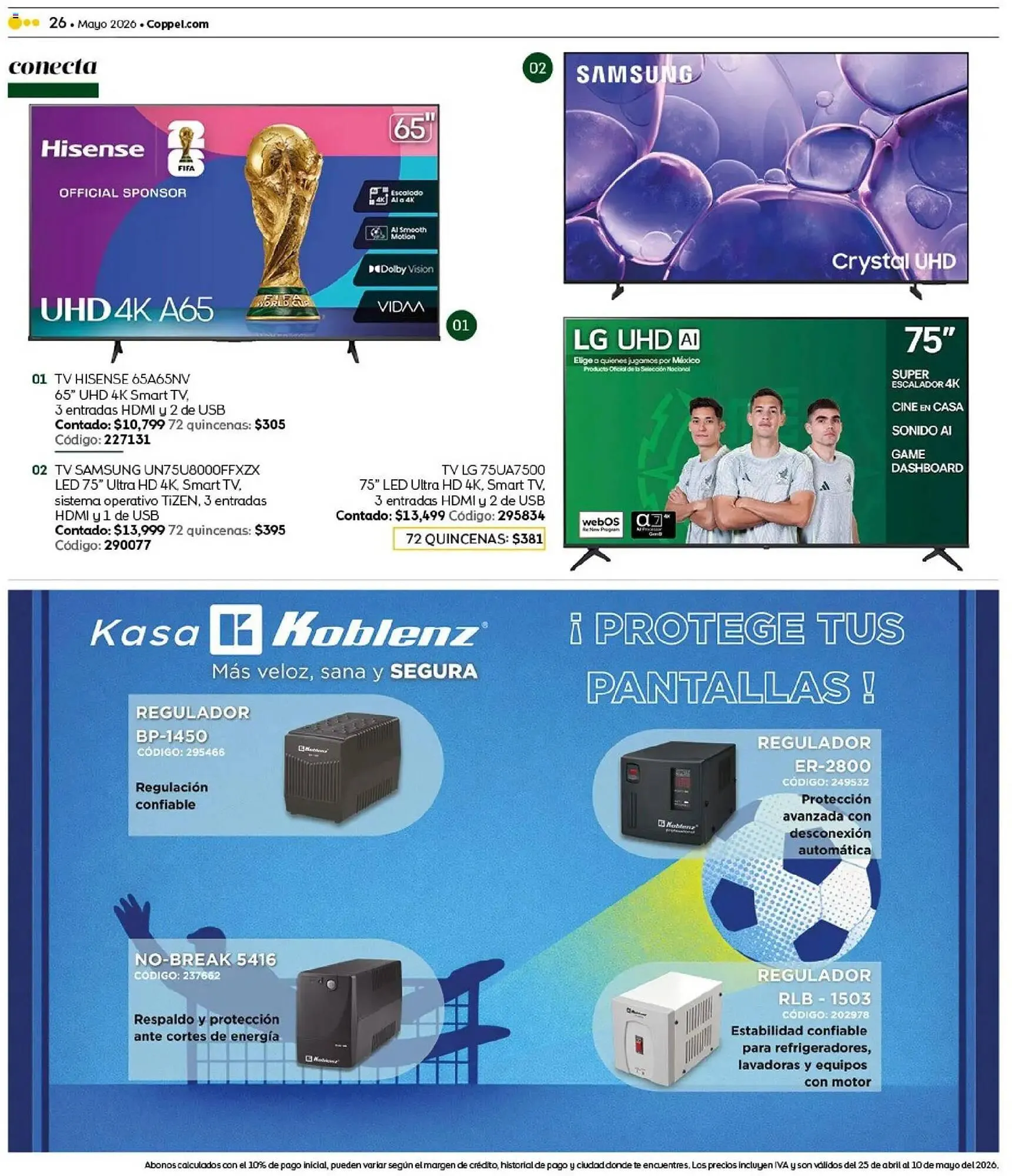 Catálogo de Catálogo Coppel 25 de abril al 10 de mayo 2026 - Pagina 26
