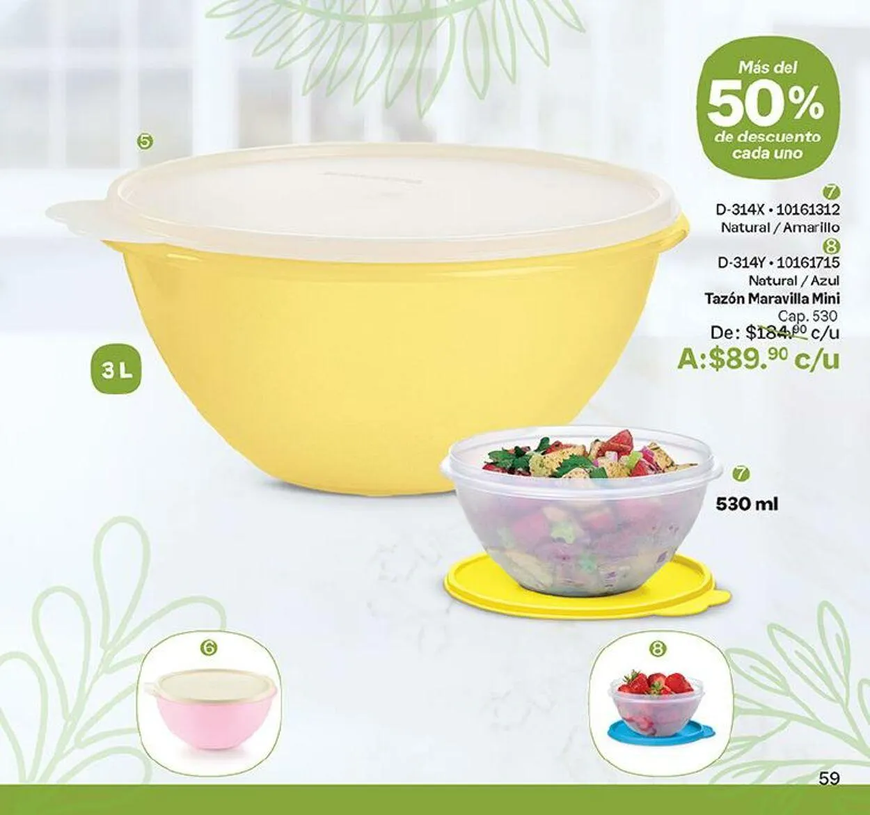 Catálogo de Tupperware 4 de septiembre al 16 de septiembre 2024 - Pagina 59
