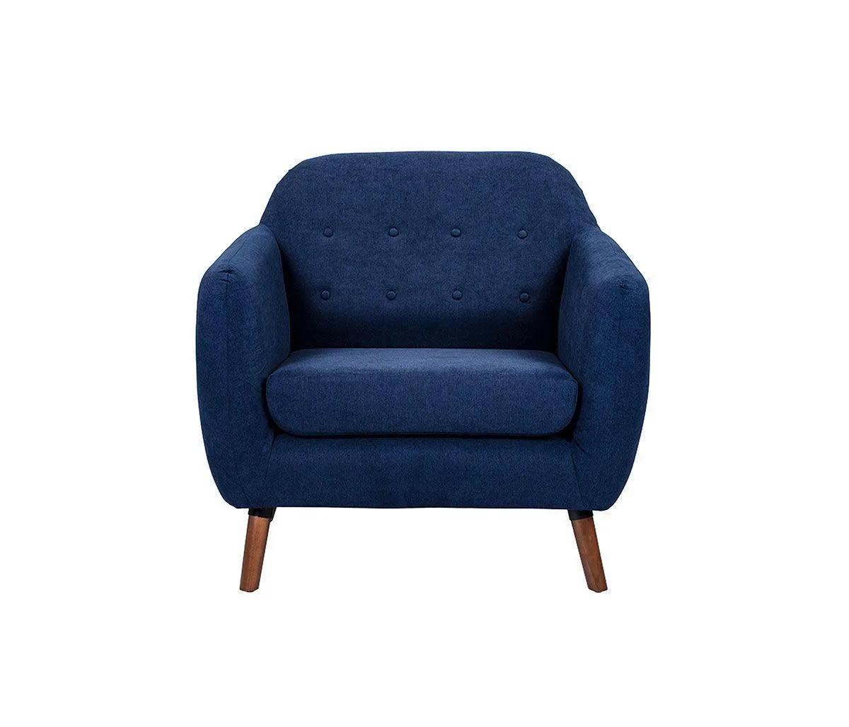 Sillón San Blas pata nogal - Azul