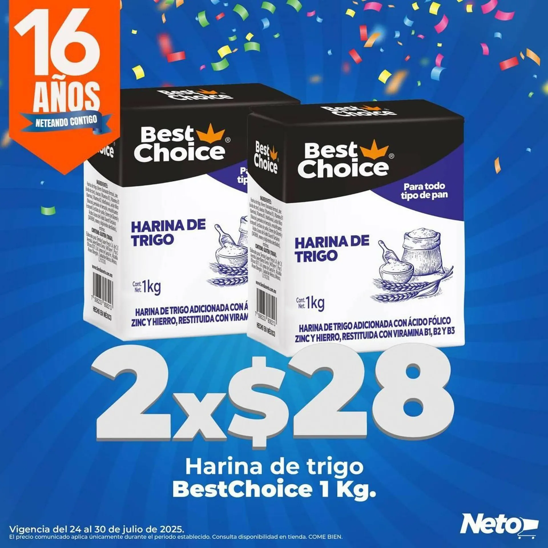 Catálogo de Catálogo Tiendas Neto 24 de julio al 30 de julio 2025 - Pagina 1