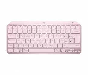 Teclado Logitech Mx Keys Mini, Inalámbrico, RF Wireless/Bluetooth, Rosa (Español)