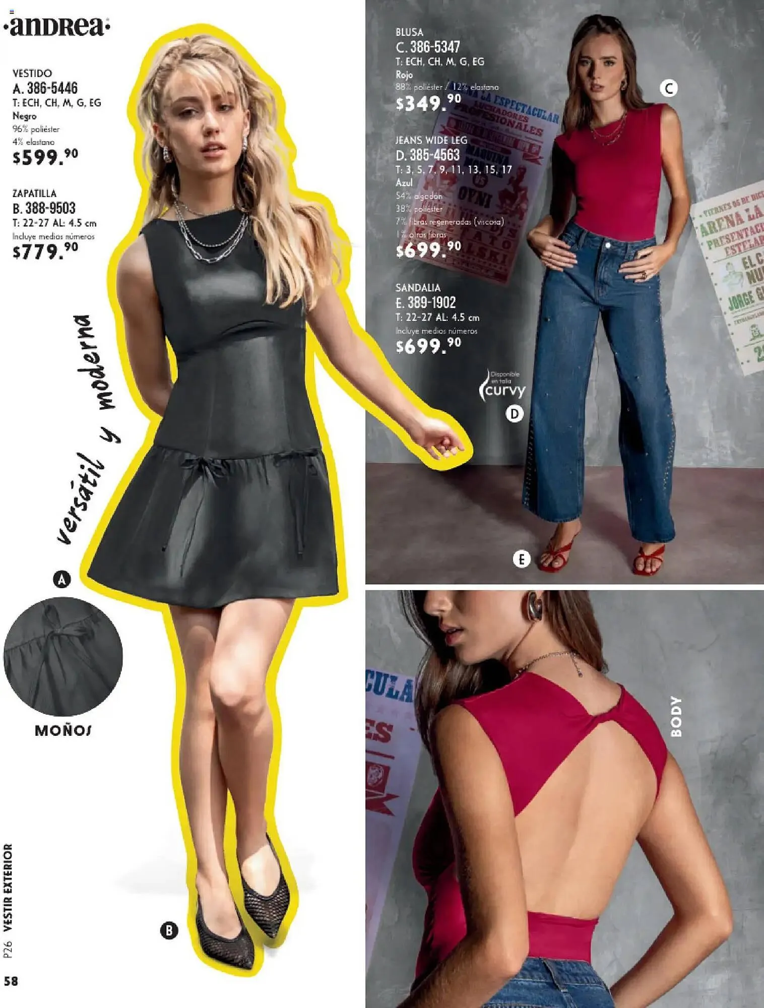 Catálogo de Catálogo Andrea 25 de enero al 1 de junio 2026 - Pagina 58