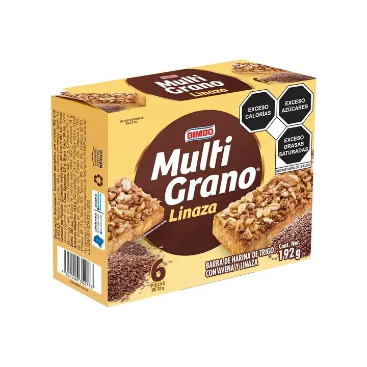 Barras multigrano linaza Bimbo